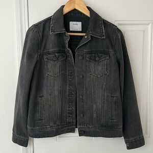 Old Navy black jean jacket size S